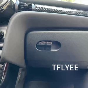 สติกเกอร์ติดกล่องเก็บของตกแต่งมือจับกล่องถุงมือรถยูเนี่ยนแจ็คสำหรับมินิคูเปอร์ S F55 F56 F57คลับแมน F54 F60คันทรี่แมน