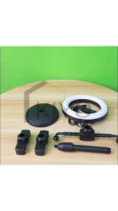 KIYO Ringlight 2 Holder 16cm + Tripod Mini Stand Hp Live Stream Make Up Vlog