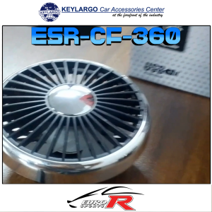 Euro Sports R 360 Car Fan Air Vent Fan with USB Power - 2 Adjustable Fans - Compact Design - Easy Installation - Portable Use