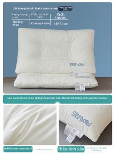 JIFANPAUL | Bộ Gối Ngủ Bảo Vệ Cổ Cotton Không Biến Dạng Cho Người Lớn