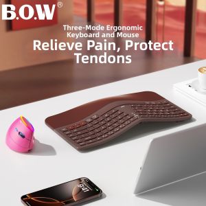 B.O.W | Ergonomic Wireless Keyboard and Mouse Set