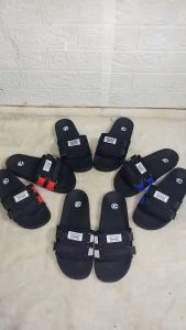 [BISA COD] ALFA - TERMURAH SANDAL DISTRO PRIA NBH 02 PVC/HITAM UKURAN 39-4 SANDAL PRIA KEKINIAN S3