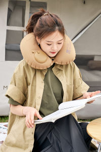 MOBI GARDEN Camping Inflatable Pillow U-shaped Portable Neck Air Comfortable Sleeping Lightweight Travel