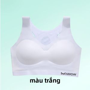 Áo ngực thể thao MiiOW Cat Person cho bé gái làm bằng nylon và polyester thoải mái