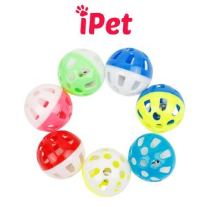 2 Quả Bóng Có Lục Lạc Đồ Chơi Cho Chó Mèo - iPet Shop