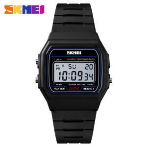 SKMEI 1412 Waterproof Sport Digital Watch for Women Couple Countdown Girl Date Week Female Wristwatches Clock 1328