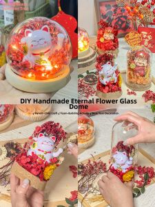 DIY Preserved Flower Glass Dome Kit