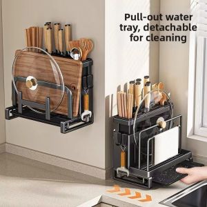 Stainless Steel Kitchen Utensil Rack Organizer