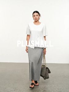 Lace Trimmed Ice-cool Soft Cotton T-shirt