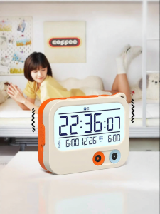 TIMESS | Silent Vibration Strong Wake-Up Digital Tomato Timer School Students Alarm Clock