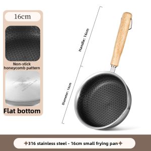 Non-Stick Smokeless Small Frying Pan for Omelette Okonomiyaki