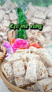 (FREESHIP) 1kg kẹo mè xửng mềm dẻo ít ngọt Bến Tre