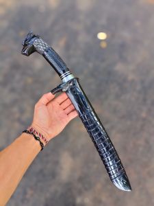 golsem fulltanduk ukir garuda baja aisi d2 japan