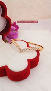 Gelang xuping gelang anak bangle fuji mata perhiasan lapis emas gold BA 010