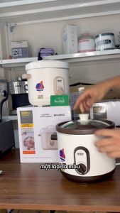 Nồi nấu cháo chậm - chưng yến Bennix BN-68KC - 3 lít (Ninh - hầm - kho cá)