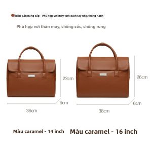 EACHY | Túi Laptop Nữ Phong Cách Vintage 14 Inch