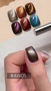 BORN PRETTY 10ml Water Light Cat Magnetic Gel for Autumn Winter Naills Semi Permanent Soak Off UV Gel Manicure Nail Art Varnish
