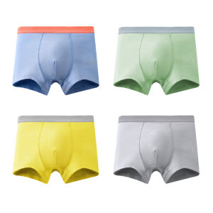 MiiOW | Kids Boys Briefs Underwear Modal Cotton Antimicrobial Breathable Thin Boxer Shorts Comfortable Fit For Teenage Development Period