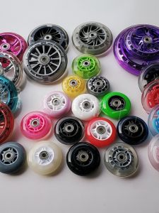 Kids Scooter Wheel Swing Car Front and Rear Wheels Vitality Board Car Scooter Wheels Roller Skates Accessories