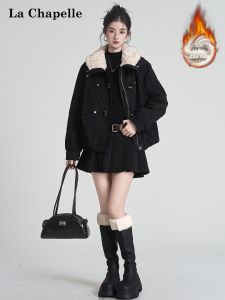 La Chapelle | Women Warm Faux Sheepskin Jacket