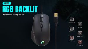 🚀ส่งเร็ว🚀 OKER M289 Mouse RGB BACKLIT เมาส์ไฟ RGB เรืองแสง dpi 6 ระดับ สูงสุด 7200dpi รวม สวย และ DM 289