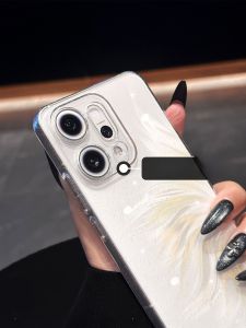 Ốp lưng điện thoại DAIMANG cho Oppo Reno 11 12 14 Pro trong suốt bảo vệ toàn bộ ống kính