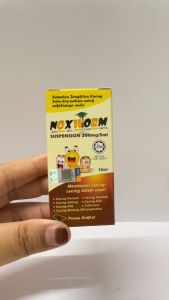 Noxworm Suspension 200mg/5ml (10ml) Chocolate Flavour Anti Cacing (EXP DATE: 06/26)