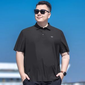 เสื้อยืดแขนสั้นผ้าไหมน้ำแข็งสำหรับผู้ชาย ทรงหลวม แขนสั้น ลำลอง ฤดูร้อน แฟชั่น ลำลอง แขนสั้น ผ้าไหมน้ำแข็ง สำหรับผู้ชาย