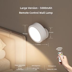 EZVALO | Eye-protecting Remote-control Magnetic Bedside Reading Wall Light