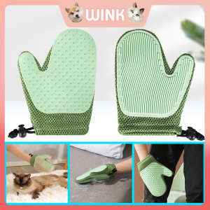 Double-Sided Pets GlovesPet Glove Cat Grooming GlovePets Bath GlovesDog CombHair Remover Brush Tools