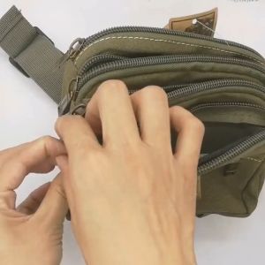 #306 New 2024 mens belt bag /sling bag outdoor sports waist bag large capacity canvas waist bag multi-functional multi-layer chest bag ize: 21*17*12cm