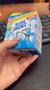 Khăn Lau Kính W5 Nội Địa Đức - Sạch Không Để Lại Vết Nhờn (Hộp 52 Miếng)