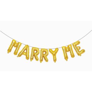 16inch Marry Me Letter Alphabet Aluminum Foil Balloon Decoration