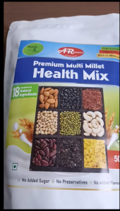 Multi Millet Health Mix Powder Grains & Nuts  500gms | AR Foods | Wholemeal | Ready in 3mins