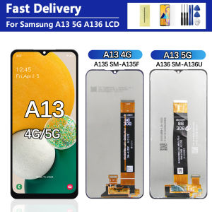 A13 Display For Samsung A13 4G / 5G LCD Display Touch Screen Digitizer Assembly For Samsung A135 A137 A135F A135U A136U
