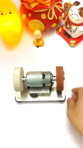 Mini Mesin Gerinda Meja Penggerindaan Kasar dan Halus dengan Roda Gerinda Ganda Penggerindaan dan Pemolesan Listrik Rumah Tangga 100W