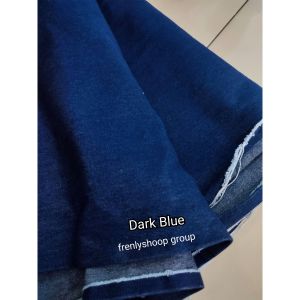 Kain Bahan Jeans Denim wash lembut 8 oz / Bahan kemeja Jeans denim wash ( Lb 1.5 m x pj 1.5 m)