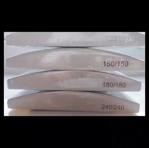 5/10Pcs Professional Nail File 100/180 Sandpaper Strong Thick Nail Files Sanding Half Moon Lime Nail Accessories and Tools