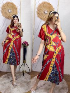Daster Wanita Kekinian Daster Panjang Selutut Terbaru Busui Bahan Rayon Adem Murah Daster Citra