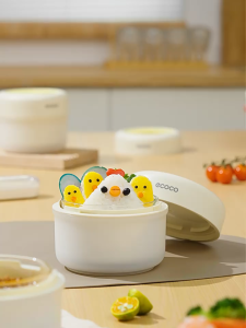 SyokSyok ECOCO Borosilicate Glass Food Storage Inner Liner Microwave Heating Anti-Scald Lunch Box Sealed Thermal Container