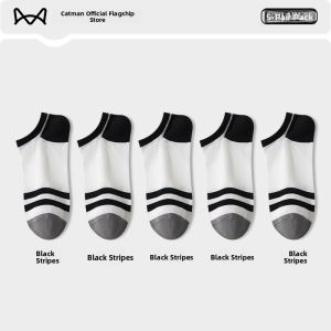miiow | Antibacterial Summer Lightweight Cotton Breathable Moisture-wicking Anti-odor Mens Socks