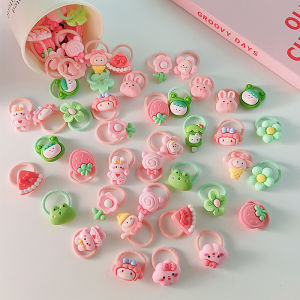 Baby Elastic Hair Ties Girls Thumb Size Hair Bands Good Elasticity Small Girls Hair Accessories Korean Style Children Accessories