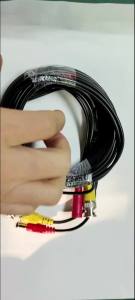 JIENUO | BNC Video Cable 10M/32.8FT CVBS CCTV Camera Wire with DC Power Connector for Security Surveillance DVR Recorder System