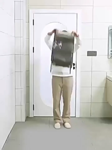 4/6 Layers Back Door Hanging Organizer PVC Wall Mounted Storage Bag Behind the Door for Bedrooms Closets Bathrooms