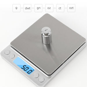 3Kg/500G 0.01g Digital Kitchen Scale Precision Scales Jewelry Weighing For Food Diet Balance Measuring LCD Electronic