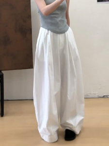 MANMI | Casual Trousers New Fashion Simple Lazy Style Wide Leg High Waist