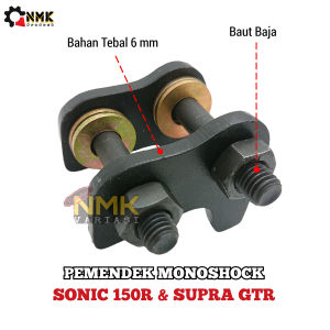 Penurun Shock Belakang Sonic Dan Gtr Tebal 6 mili Pemendek Monoshock Honda Sonic 150R Supra Gtr 150