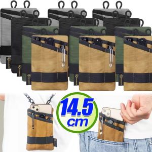 กระเป๋าจัดระเบียบกระเป๋าคาดเอวกันน้ำกระเป๋าผ้าอ๊อกซ์ฟอร์ดหลายช่องสำหรับกลางแจ้งกระเป๋าเดินป่าตั้งแคมป์เครื่องมืออุปกรณ์เสริม