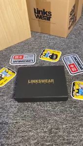 Linkswear Dompet Kulit Asli Model Lipat Dompet Pria Pendek Original Distro Black