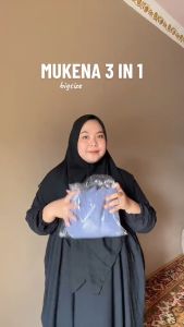 Mukena Crinkle Airflow Mukena Crinkle Dewasa Polos Jumbo 3 in 1 Terbaru & Terhitz 2024 Viral
